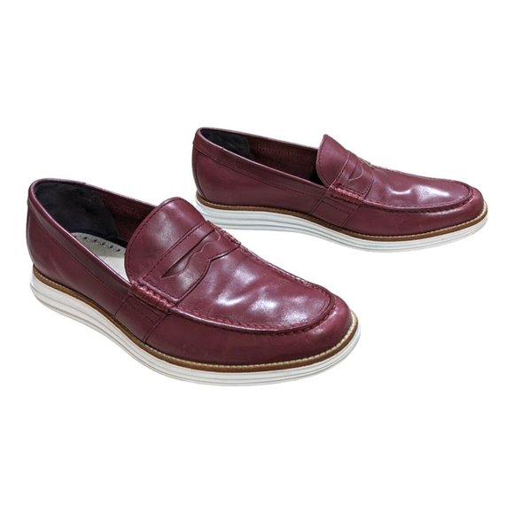 Cole Haan Original Lunar Oxblood Penny Loafer Slip On Men Leather Shoes 10.5 M main image 11